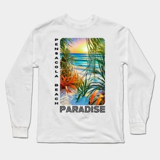 Pensacola Beach Paradise Long Sleeve T-Shirt